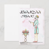 Carte De Remerciements Kwanzaa (Devant / Derrière)