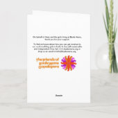 Carte De Remerciements La beauté dans la force (Dos)