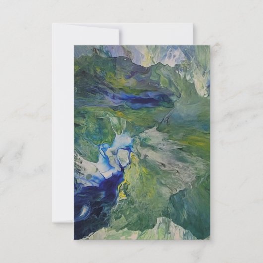 Carte De Remerciements La beauté de la nature (Devant)