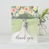 Carte De Remerciements La collection de mariages The Spring Blossoms (Debout devant)