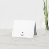 Carte De Remerciements La collection rustique de mariage Starfish Beach (Dos)