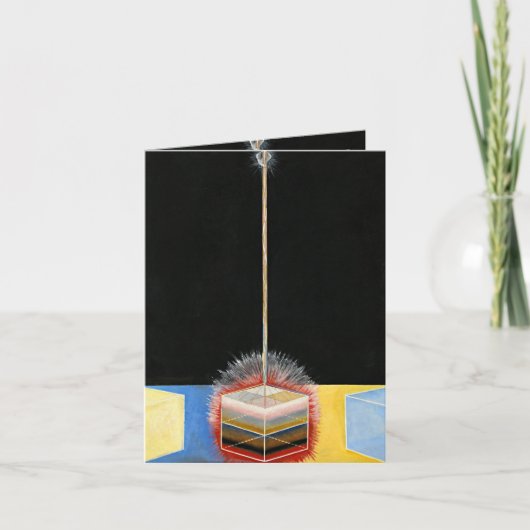 Carte De Remerciements La colombe, 1915 par Hilma af Klint (Devant)