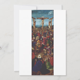 Carte De Remerciements La Crucifixion de Van Eyck