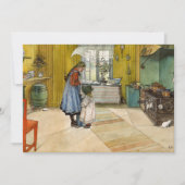 Carte De Remerciements La cuisine de Carl Larsson (Devant)