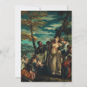 Carte De Remerciements La Découverte de Moïse par Veronese Fine Art