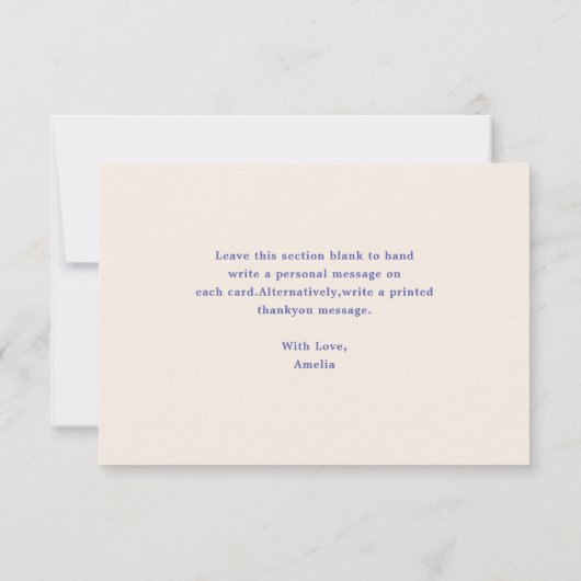 Carte De Remerciements La Dolce Vita Mariage Italien Thème Citron (Dos)