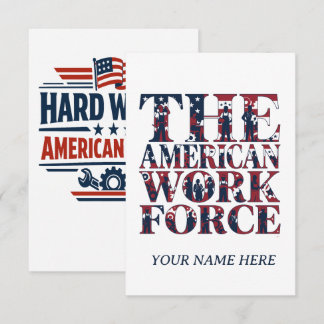 Carte De Remerciements La fête du travail de la main-d'œuvre américaine