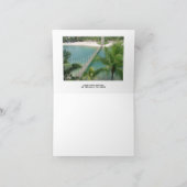 Carte De Remerciements La fleur hawaïenne tropicale de ketmie vous (Intérieur)