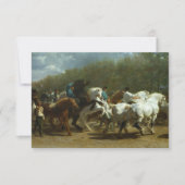 Carte De Remerciements La Foire du Cheval de Rosa Bonheur (Devant)