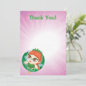 Carte De Remerciements La forêt magique d'Alyssa (Debout devant)