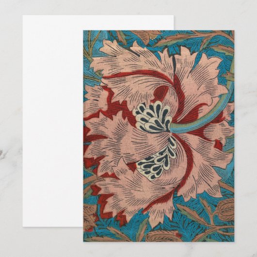 Carte De Remerciements La légende d'or par William Morris (Devant / Derrière)