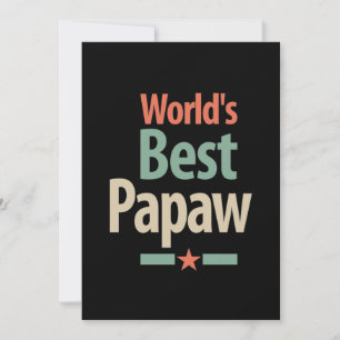 Carte De Remerciements La meilleure papaye du monde   Cadeau Père
