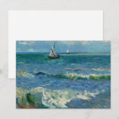 Carte De Remerciements La mer aux Saintes Maries de la Mer | Van Gogh (Devant / Derrière)