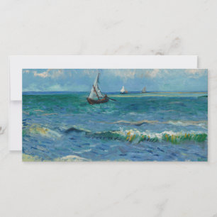 Carte De Remerciements La mer aux Saintes Maries de la Mer Van Gogh
