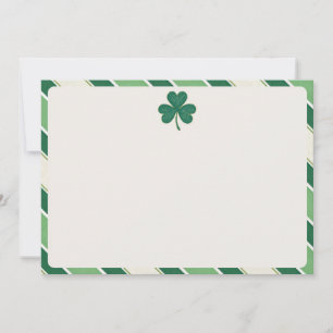 Carte De Remerciements La papeterie St. Patrick's Day   Thème irlandais