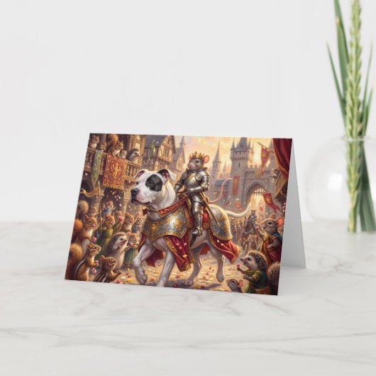Carte De Remerciements La Parade Royale (Devant)