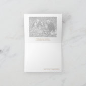 Carte De Remerciements La photo faite sur commande de ruban bleu de (Intérieur)