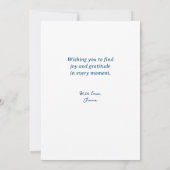 Carte De Remerciements La Pleine lune de vous (Dos)