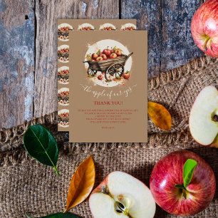 Carte De Remerciements La Pomme De Notre Baby shower Oeil