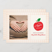 Carte De Remerciements La prunelle de nos yeux Baby Shower (Devant / Derrière)