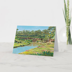 Carte De Remerciements La splendeur paisible des falaises - Werribee Sud