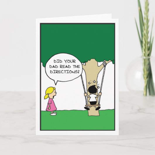 Carte De Remerciements La Swing - Les bandes dessinées à moitié cuites pa (Devant)