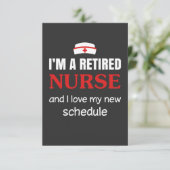 Carte De Remerciements La vie infirmière | Je suis une infirmière retrait (Debout devant)