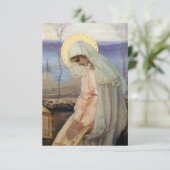 Carte De Remerciements "La Vierge Marie" par Mikhaïl Nesterov (Debout devant)