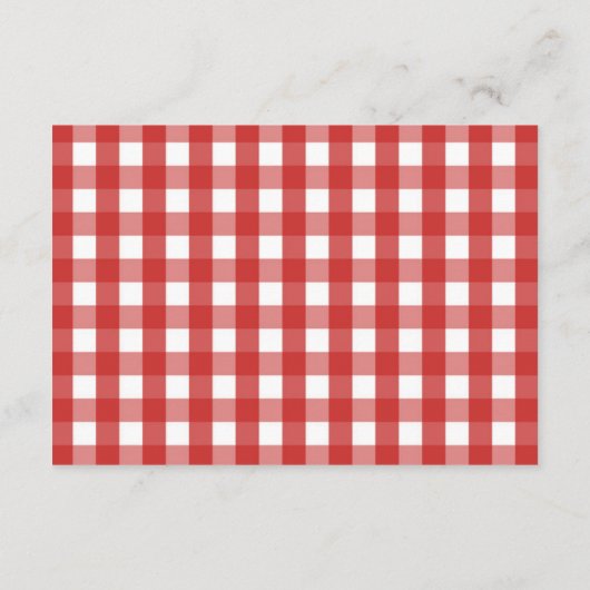 Carte de remerciements Ladybug (Dos)