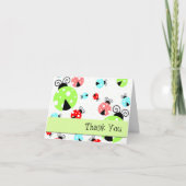 Carte de remerciements Ladybugs (Devant)