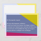 Carte De Remerciements L'Aidant grandit (Devant / Derrière)