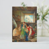 Carte De Remerciements L'alchimiste de Newell Convers Wyeth (Debout devant)