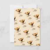 Carte De Remerciements L'amour brasse Bow Espresso Martini Fête des marié (Dos)