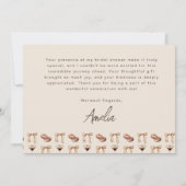 Carte De Remerciements L'amour brasse la Fête des mariées Espresso Martin (Dos)