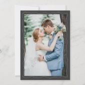 Carte De Remerciements L'amour brasse la main tiré Mariage de tableau de (Dos)