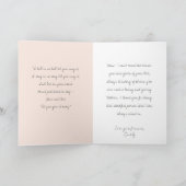 Carte De Remerciements L'amour n'est pas l'amour jusqu'à ce que vous lui (Intérieur)