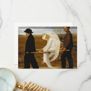 Carte De Remerciements L'ange blessé par Hugo Simberg