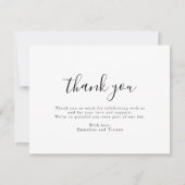 Carte De Remerciements Lanterne Suspendue de la Forêt Enchantée Mariage (Devant)