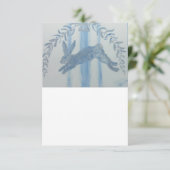 Carte De Remerciements Lapin de français de campagne (Debout devant)