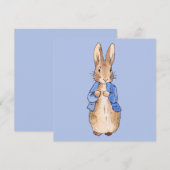 Carte De Remerciements Lapin de Pâques (Devant / Derrière)