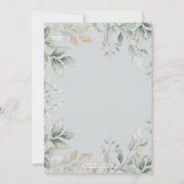 Carte De Remerciements Lapin de verdure Lapin Baby shower neutre (Dos)