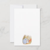 Carte De Remerciements Lapin lapin Vintage vierge (Dos)