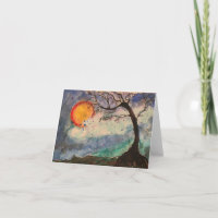 L'aquarelle d'un arbre de souhaits