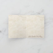 Carte De Remerciements L'arbre de remous enracine la note faite sur (Intérieur)