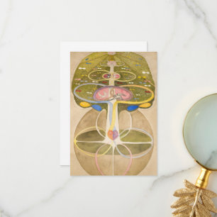 Carte De Remerciements L'arbre du savoir par Hilma af Klint