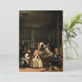 Carte De Remerciements Las Meninas par Diego Velazquez (Debout devant)