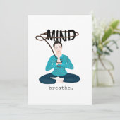 Carte De Remerciements lasso ton esprit (Debout devant)