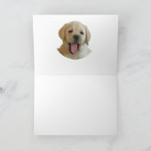 Carte De Remerciements Laughing Labrador (Intérieur)