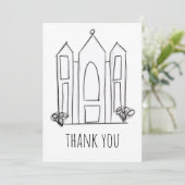 Carte De Remerciements LDS Salt Lake City (Debout devant)