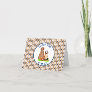 Carte De Remerciements Le Baby shower du garçon à thème de baseball